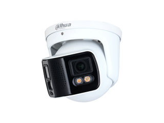Caméra surveillance Double Lentille Splicing Turret 8MP avec Lumière Blanche