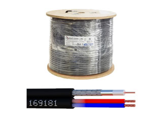 Elbac, Câble Coax iDef61 + 2 x 0.75, CP