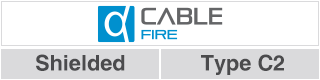 câbles-incendies 1 paire, 2x0,48 mm²,