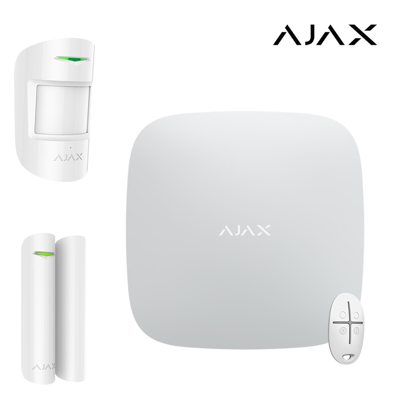 ajax - kit alarme sans fil hub
