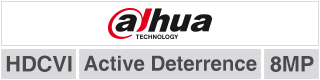 dahua, 4k hdcvi active deterence serie c