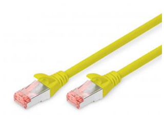 Câble patch, Cat6, S-FTP, 1 métre jaune