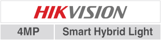 Hikvision 4MP Smart Hybrid Light videosurveillance