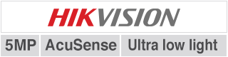 Hikvision AcuSense 5MP Ultra low light W